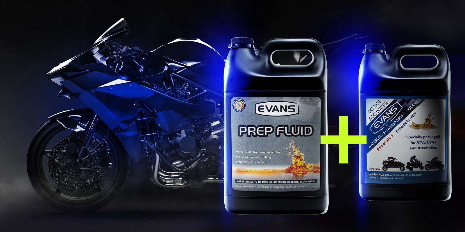 EVANS POWERSPORTS WATERLESS COOLANT (1 Gallon)